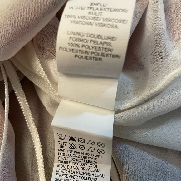 NWT Lucky Brand Boho Blouse Size M Pink Palm Print, flirty romantic feminine - Picture 6 of 7